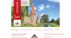 Desktop Screenshot of merkendorf.de