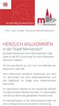 Mobile Screenshot of merkendorf.de
